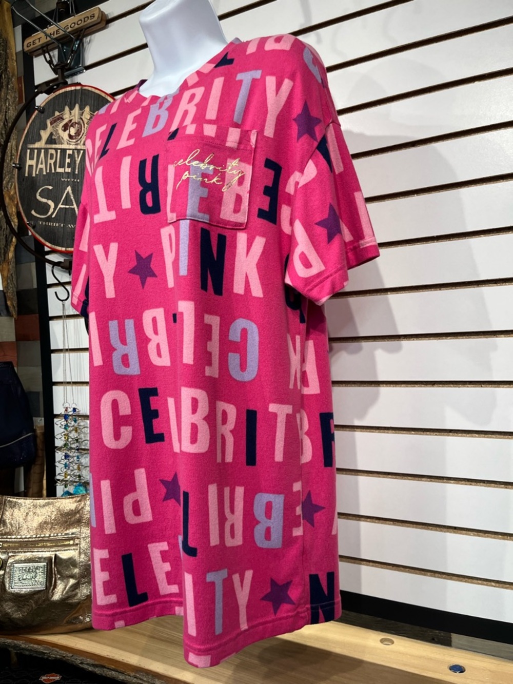 Celebrity Pink sleep shirt 20” p2p - Picture 3 of 8